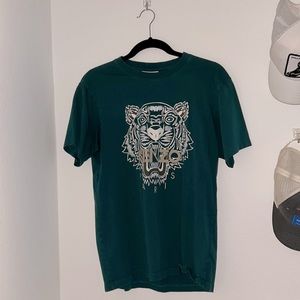 Dark green Kenzo tiger t-shirt, in small